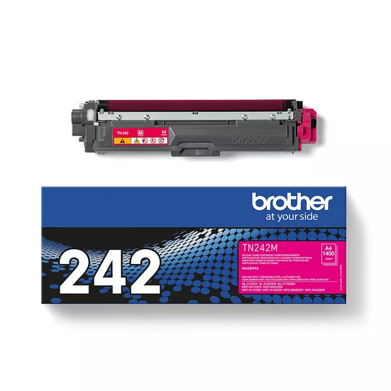 Cartucho de tóner Brother TN-242M 1000 páginas magenta