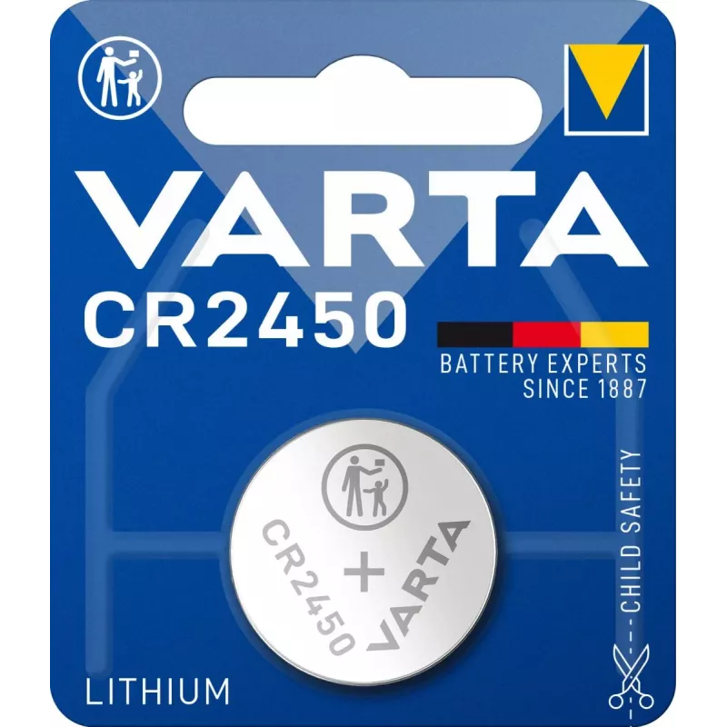 Pila de botón de litio VARTA CR2450 3V