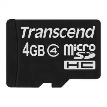 Tarjeta MicroSDHC Transcend 4 GB interfaz MicroSDHC modelo TS4GUSDC4