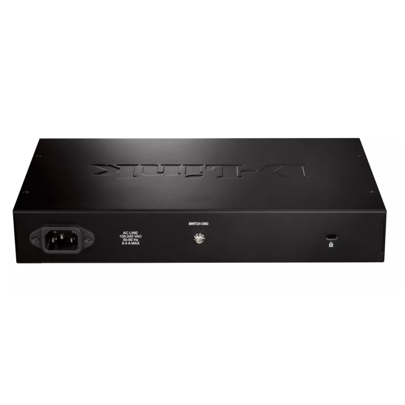 Switch de red D-Link DGS-1016D/E no gestionado negro, metal