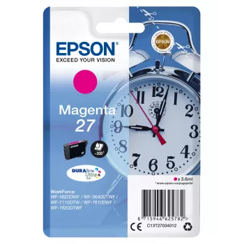 Epson Alarm clock Einzelpackung magenta 27 DURABrite Ultra tinta