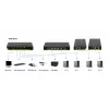 Conmutador KVM LevelOne 4 puertos USB VGA, soporte de audio