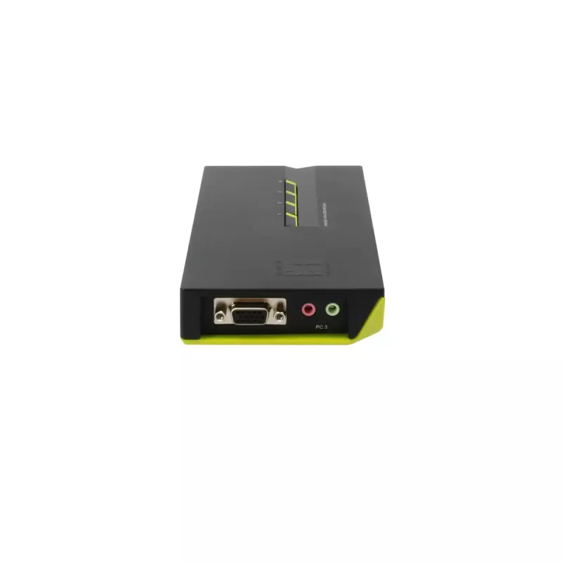 Conmutador KVM LevelOne 4 puertos USB VGA, soporte de audio