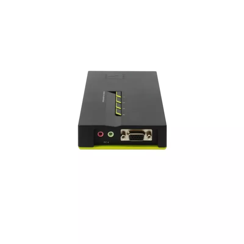 Conmutador KVM LevelOne 4 puertos USB VGA, soporte de audio