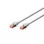 Cable de parcheo DIGITUS - CAT6 - S/FTP - protección de lengüeta - Cu - 5m - gris