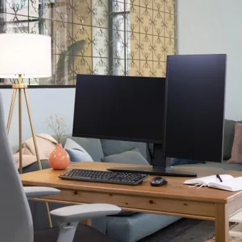 Soporte elevador doble para monitor Ergotron Neo Flex 62,2 cm negro