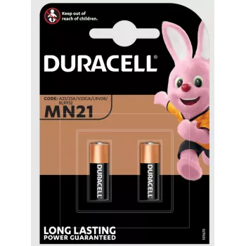 Pila de un solo uso Duracell MN21 alcalina