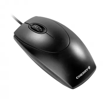 Ratón CHERRY WHEELMaus óptico con cable, negro, PS2/USB