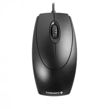 Ratón CHERRY WHEELMaus óptico con cable, negro, PS2/USB