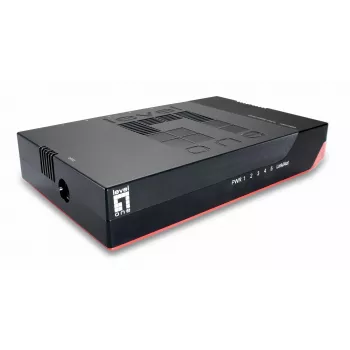 Switch Gigabit Ethernet 5 puertos LevelOne GSW-0507