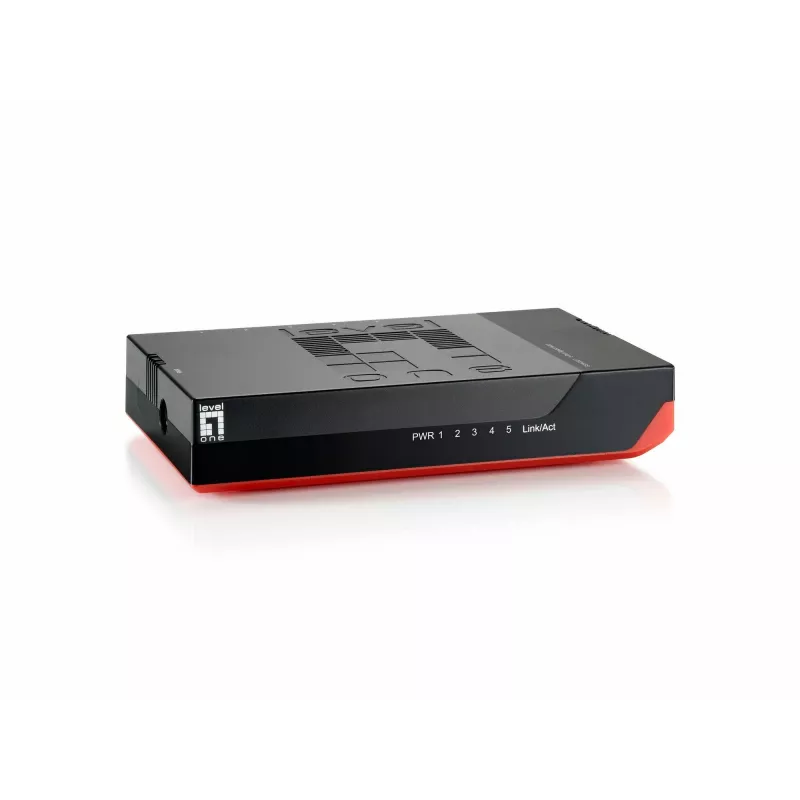Switch Gigabit Ethernet 5 puertos LevelOne GSW-0507