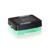 Servidor de impresión USB LevelOne, negro, verde, actividad, enlace, alimentación, estado, Taiwán, Ethernet LAN, IEEE 802.3, IEEE 802.3u, 10,100 Mbit/s