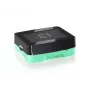 Servidor de impresión USB LevelOne, negro, verde, actividad, enlace, alimentación, estado, Taiwán, Ethernet LAN, IEEE 802.3, IEEE 802.3u, 10,100 Mbit/s