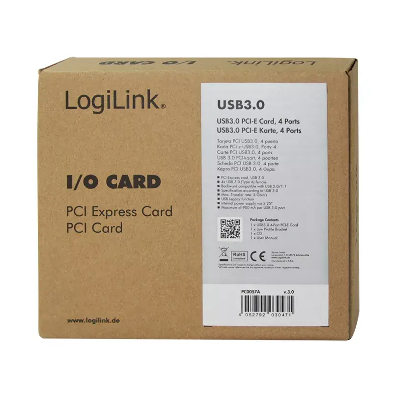 Tarjeta de interfaz LogiLink PC0057A