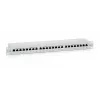 Patch panel Equip 24 puertos Cat.6 apantallado, gris claro