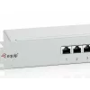 Patch panel Equip 24 puertos Cat.6 apantallado, gris claro