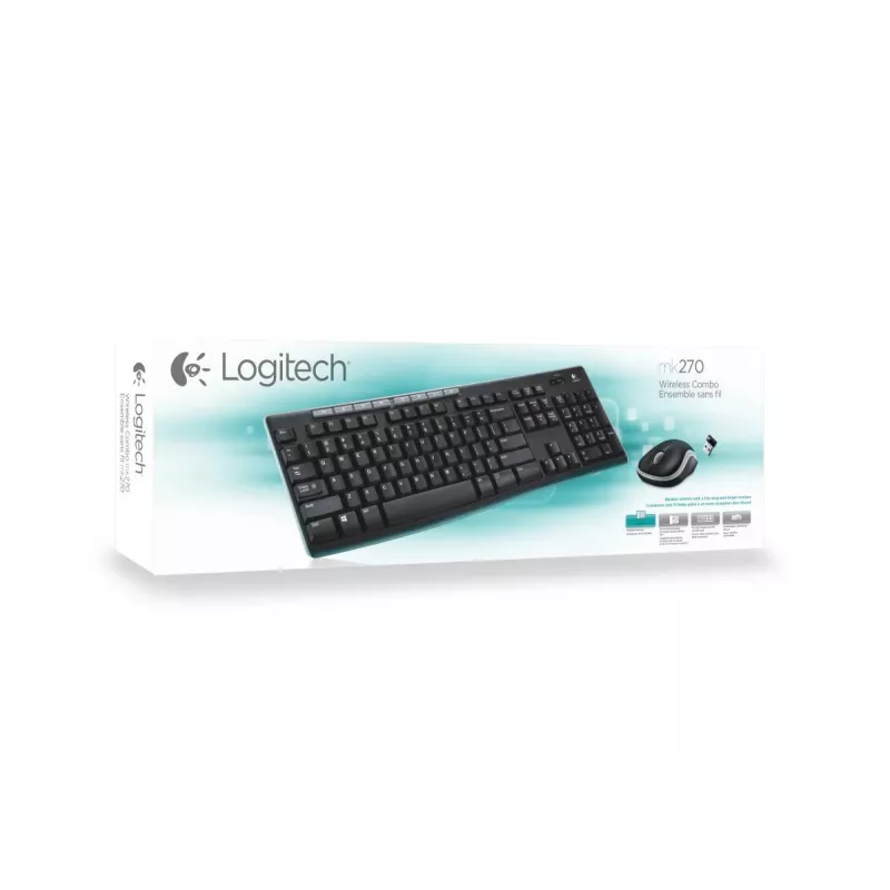 LOGITECH Wireless Desktop Mk270 - Qwertzu Alemán