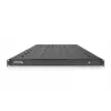 DIGITUS Bandeja fija 1U, ajustable para armarios de 800 mm de profundidad, 500 mm de profundidad, color negro (RAL 9005)