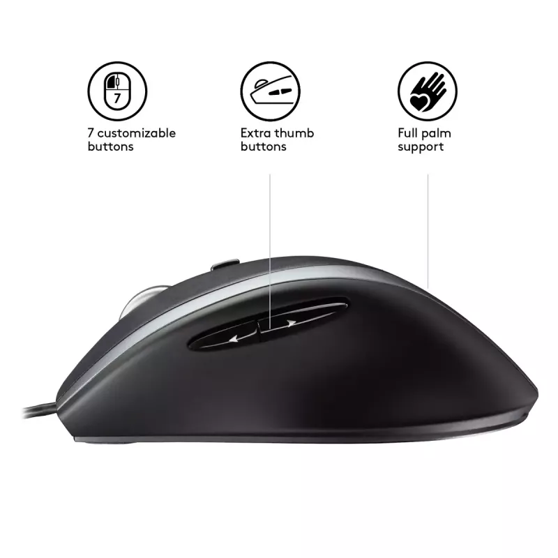 Ratón Logitech LGT-M500 USB Type-A