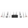 Switch KVM LevelOne 2 puertos USB VGA Cable, soporte de audio, 2048 x 1536 píxeles, Negro