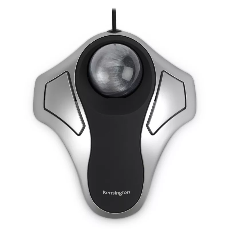 Kensington Orbit trackball óptico, ambidiestro, óptico, USB Type-A, plata