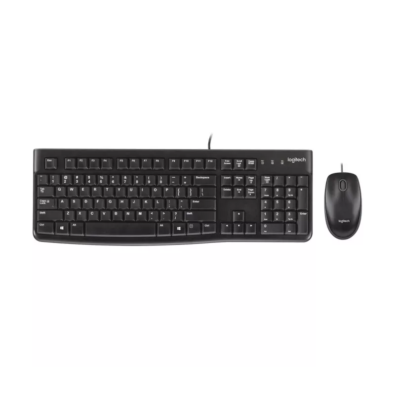 Conjunto de teclado y ratón Logitech Desktop MK120