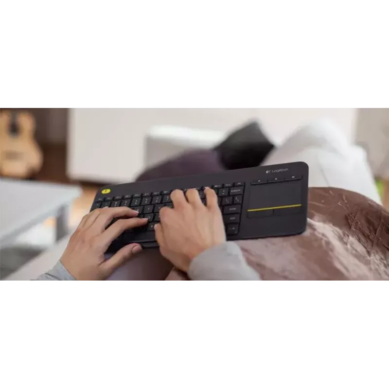 LOGITECH Wireless Touch Keyboard K400 Plus - negro - Qwerty neerlandés