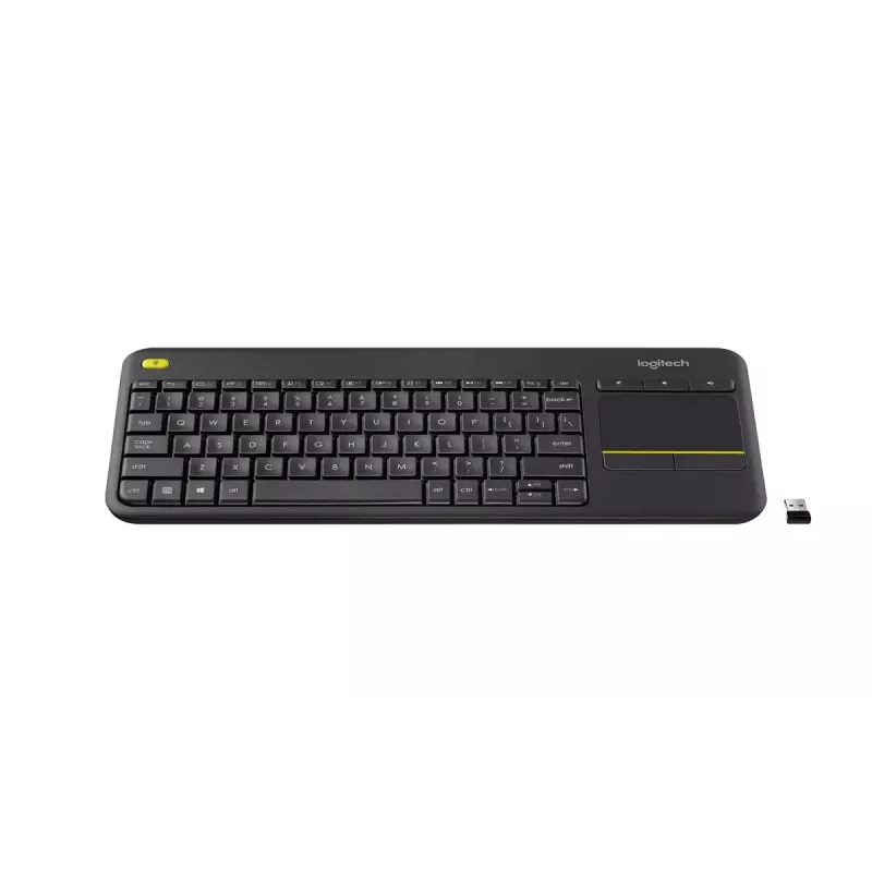 LOGITECH Wireless Touch Keyboard K400 Plus - negro - Qwerty neerlandés