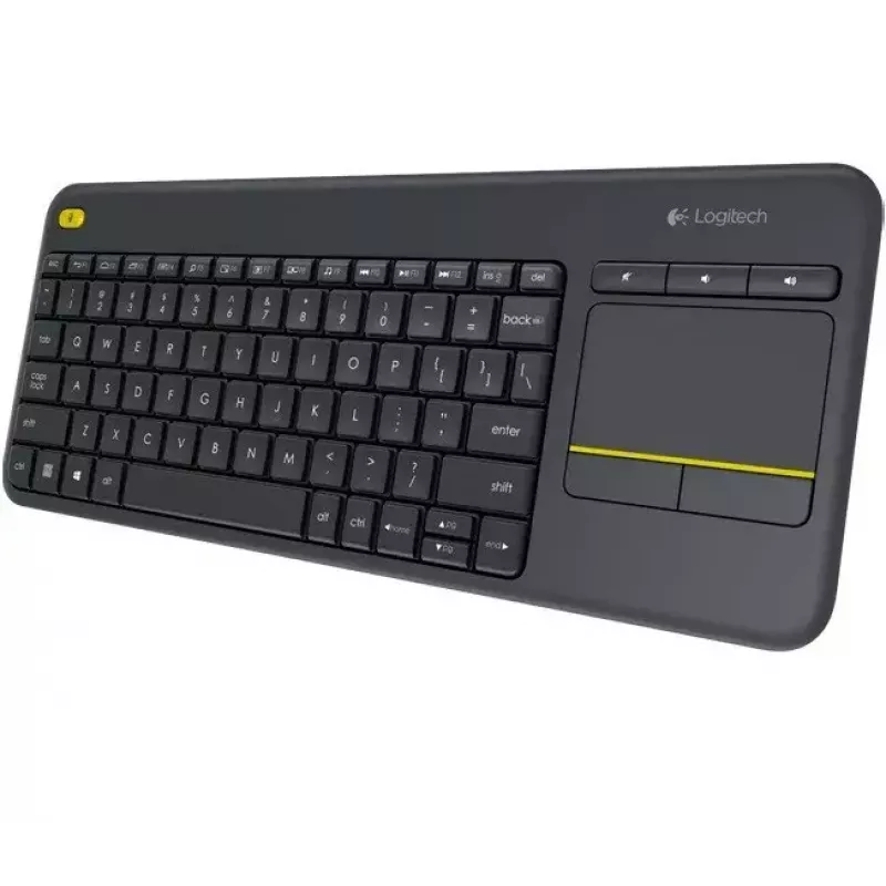 LOGITECH Wireless Touch Keyboard K400 Plus - negro - Qwerty neerlandés