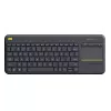LOGITECH Wireless Touch Keyboard K400 Plus - negro - Qwerty neerlandés