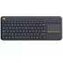 LOGITECH Wireless Touch Keyboard K400 Plus - negro - Qwerty neerlandés