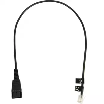 Cable de teléfono Jabra 8800-00-01 QD RJ10 0,5 m negro