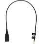 Cable de teléfono Jabra 8800-00-01 QD RJ10 0,5 m negro