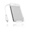 ICY BOX IB-AC703-C caja para HDD/SSD transparente, blanco 2,5 inch