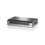 LevelOne servidor de impresión, 2 x USB, 1 x paralelo, gris, actividad, enlace, alimentación, estado, Taiwán, Ethernet LAN, IEEE 802.3, IEEE 802.3u, 10,100 Mbit/s
