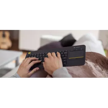 LOGITECH Wireless Touch Keyboard K400 Plus - negra - QWERTZ alemán