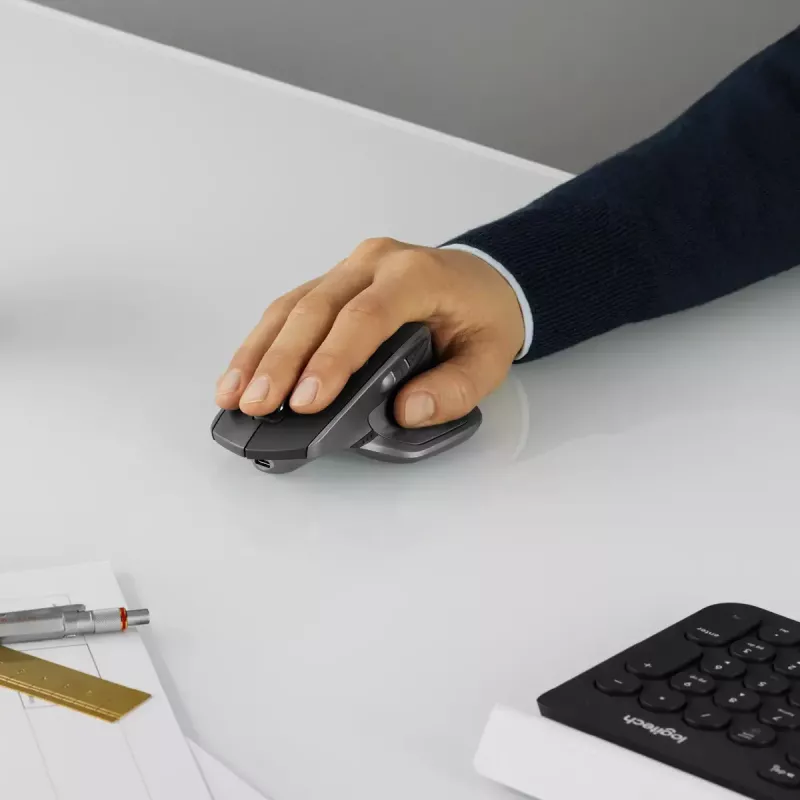 Logitech MX Master 2S ratón RF inalámbrico + Bluetooth