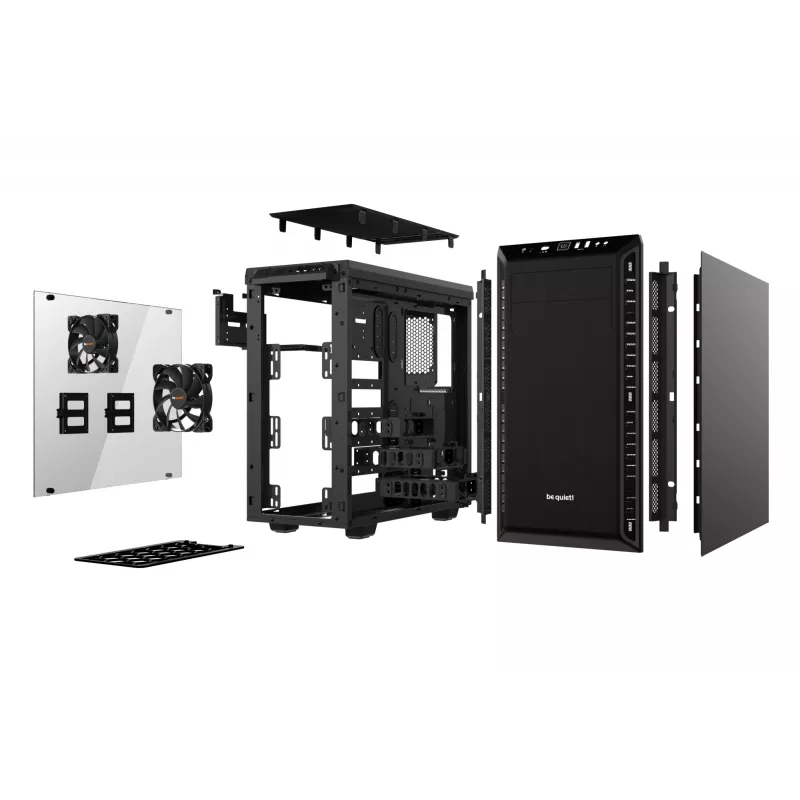 be quiet Pure Base 600 Window torre Midi negra