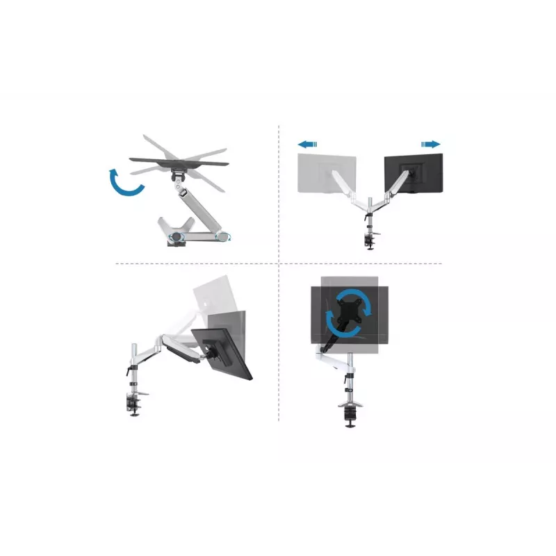 DIGITUS soporte de mesa LED/LCD con pistón de gas (DA-90351)