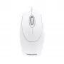 CHERRY WHEELMaus Ratón óptico con cable, Gris claro, PS2/USB, Ambidiestro, Óptico, USB Type-A, 1000 DPI, Blanco