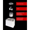 Unold 48830 Doppio heladera, blanca