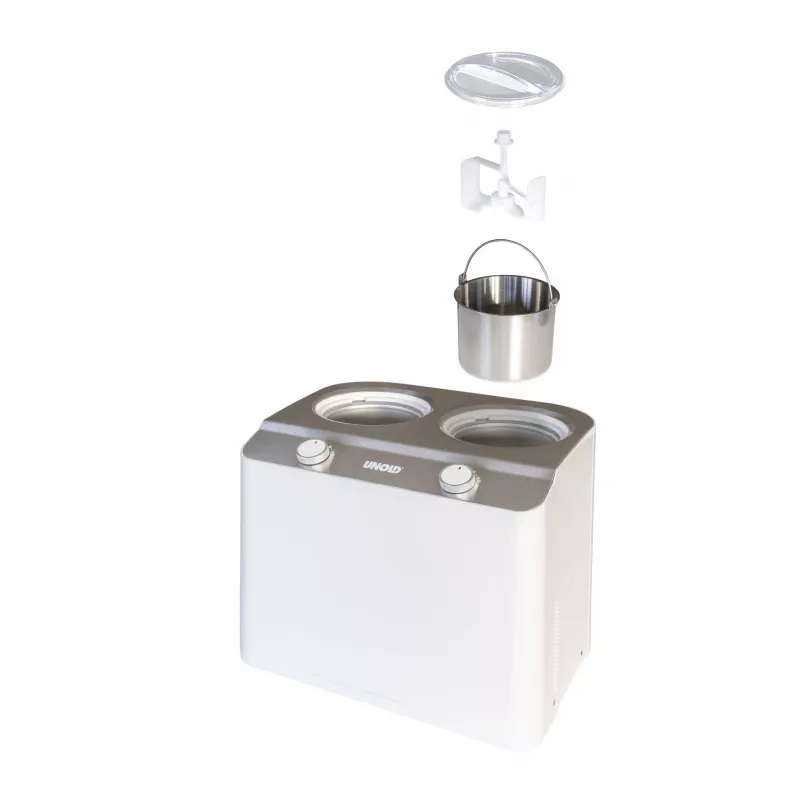 Unold 48830 Doppio heladera, blanca
