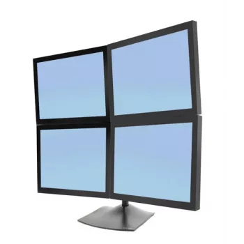 Soporte de sobremesa para monitor Ergotron DS Series DS100 Quad 61 cm Negro