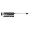 Dock/Hub Manhattan USB-C, conexiones (4): USB-A (x4), 5 Gbps (USB 3.2 Gen1 también conocido como USB 3.0), alimentado por USB (no requiere fuente de alimentación externa), equivalente a HB30CM4AB