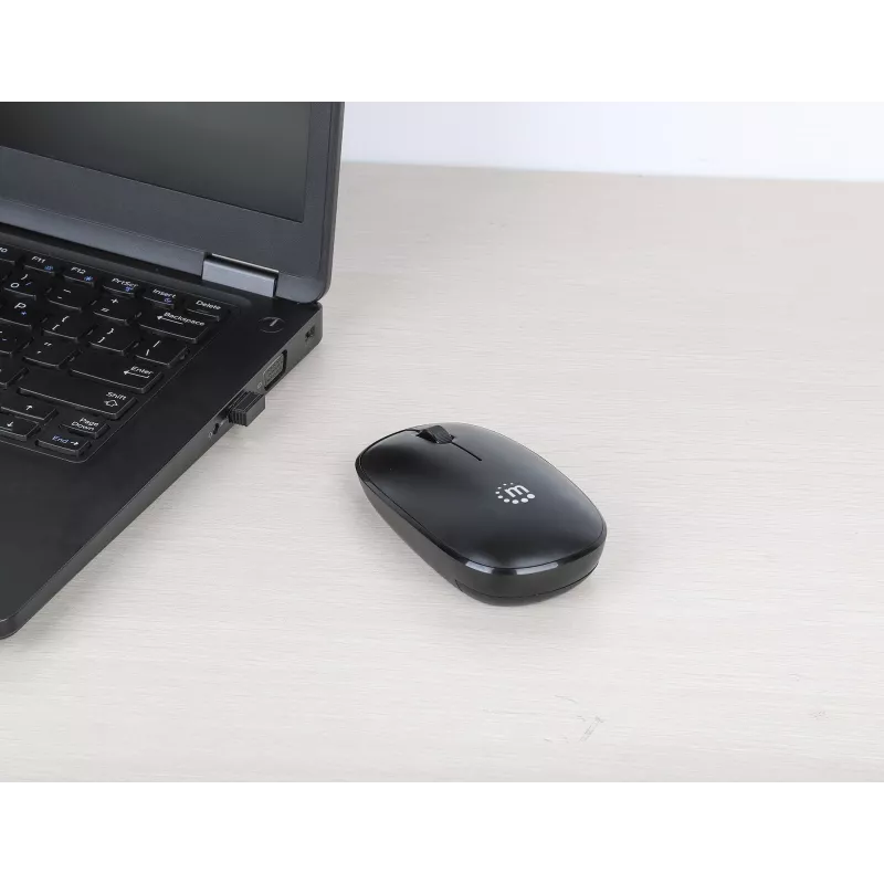 Ratón óptico inalámbrico Manhattan MW3050 USB