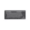 Teclado LOGITECH Mx Mechanical Mini Inalámbrico minimalista con retroiluminación – Grafito, Táctil Silencioso, Qwerty, Dansk/Norsk/Svenska/Suomalainen