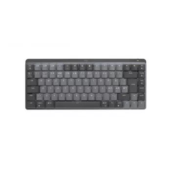 Teclado LOGITECH Mx Mechanical Mini Inalámbrico minimalista con retroiluminación – Grafito, Táctil Silencioso, Qwerty, Dansk/Norsk/Svenska/Suomalainen