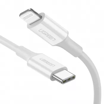 Ugreen 10493 cable Lightning 1 m blanco