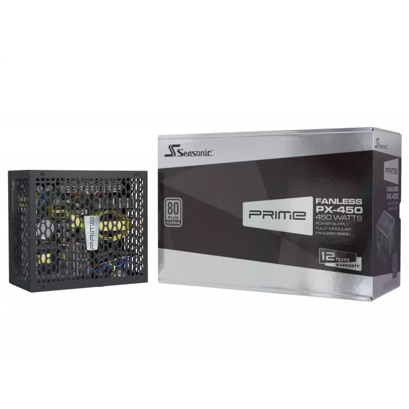Fuente de alimentación Seasonic PRIME Fanless PX-500, 500 W, 80 PLUS Platinum, PRIME-PX-500