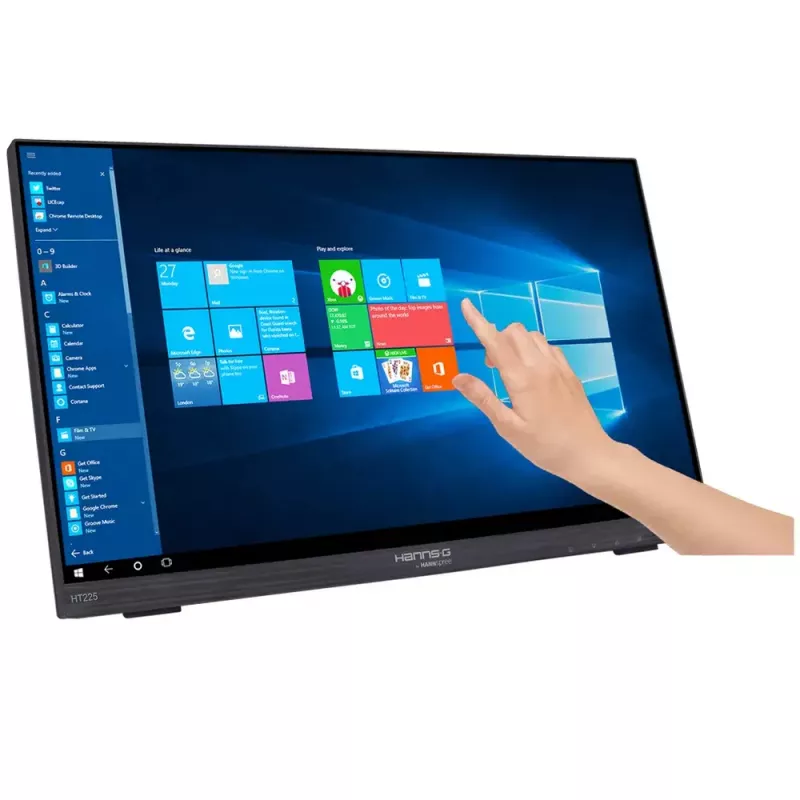 Hannspree HT225HPB monitor de ordenador 54,6 cm (21,5 inch) 1920 x 1080 píxeles Full HD LED táctil sobremesa negro